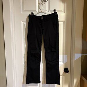 Prana Women's Halle Pant Short Inseam (30") - Size: 2, Black